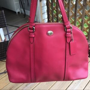 Coach Domed Crossbody Pocketbook ~ Gorgeous HOT Pink